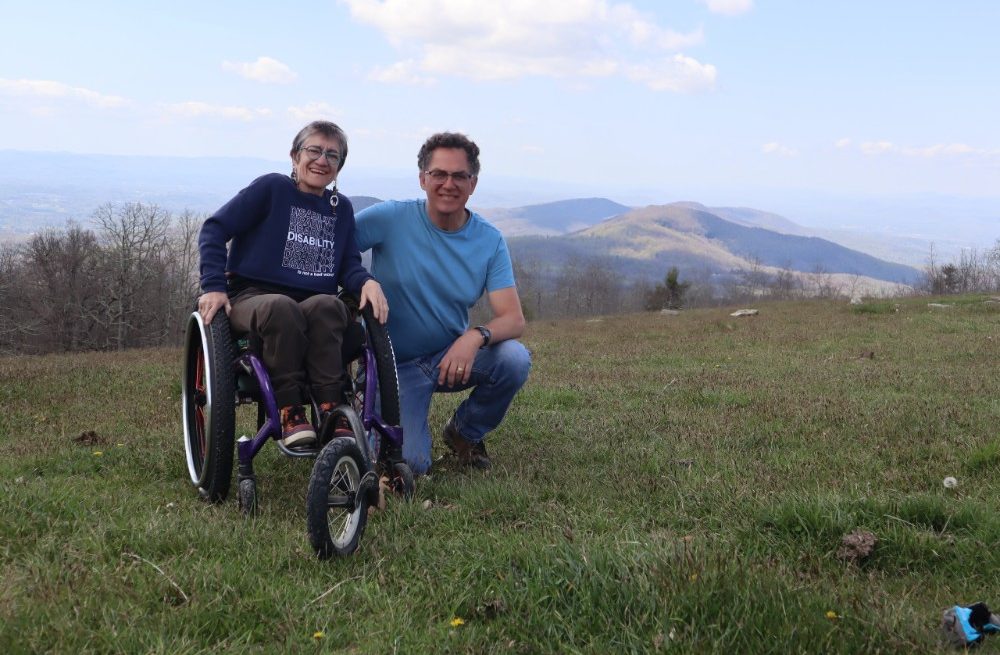 Terry Schupbach-Gordon and Toby Gordon on Bearwallow Mountain