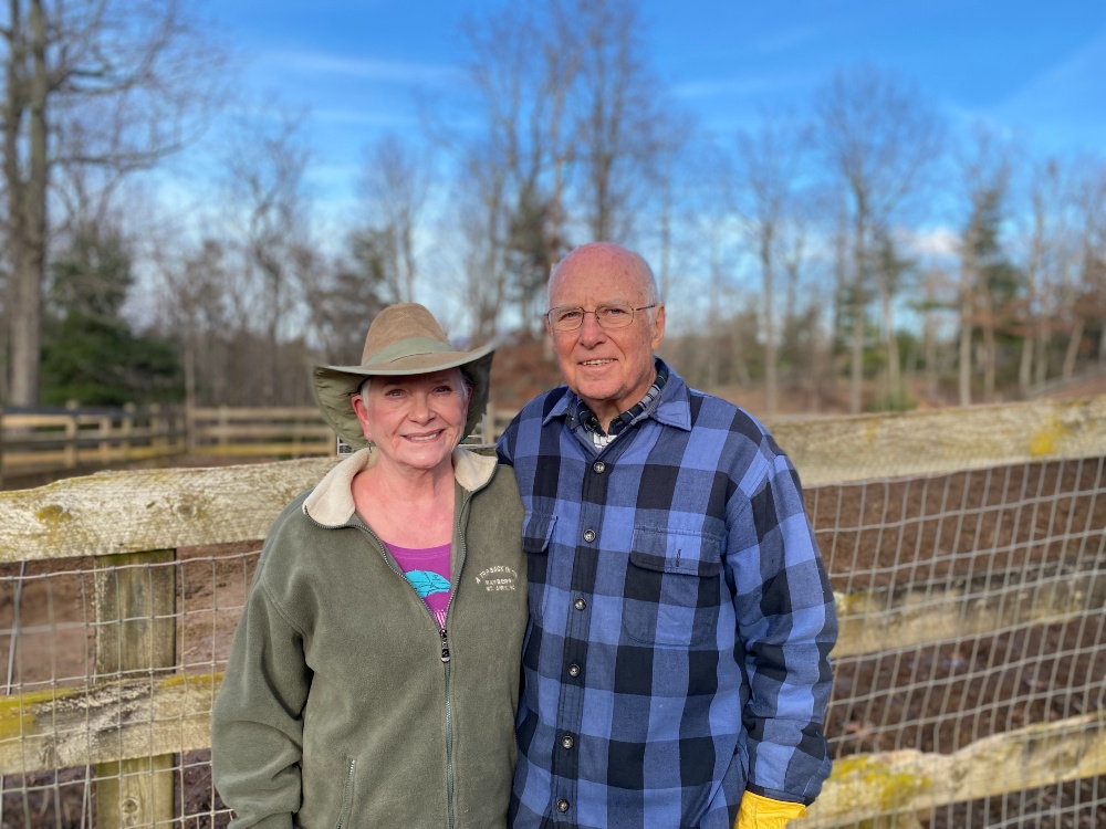 Bob Tobey and Donna Martin at Greenhaven Farm