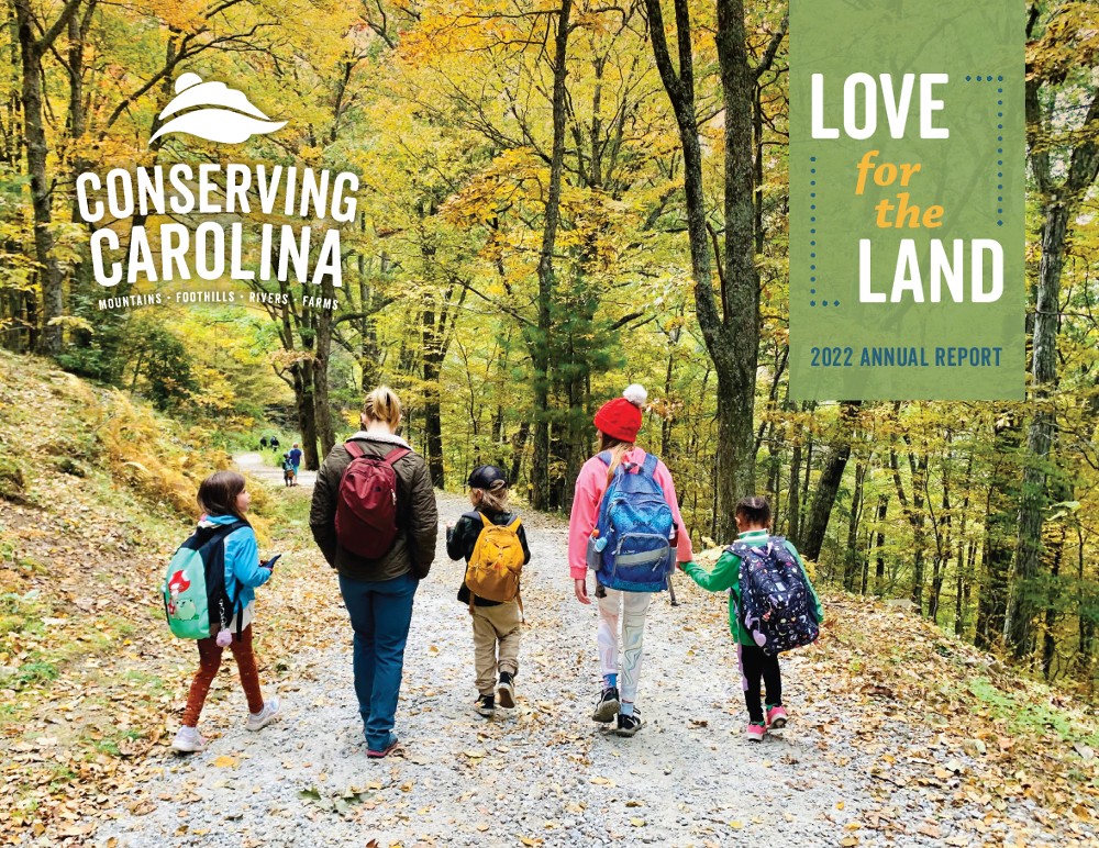 2022 Conserving Carolina annual report cover