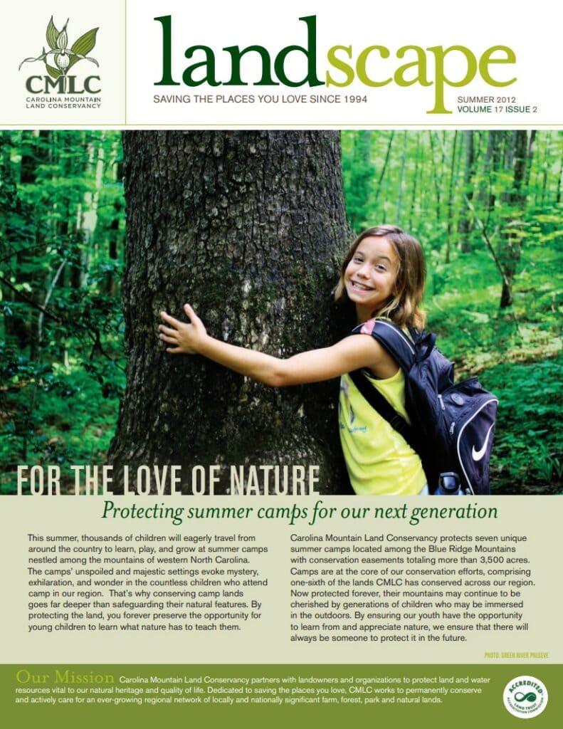 Landscape Summer 2012 Conserving Carolina