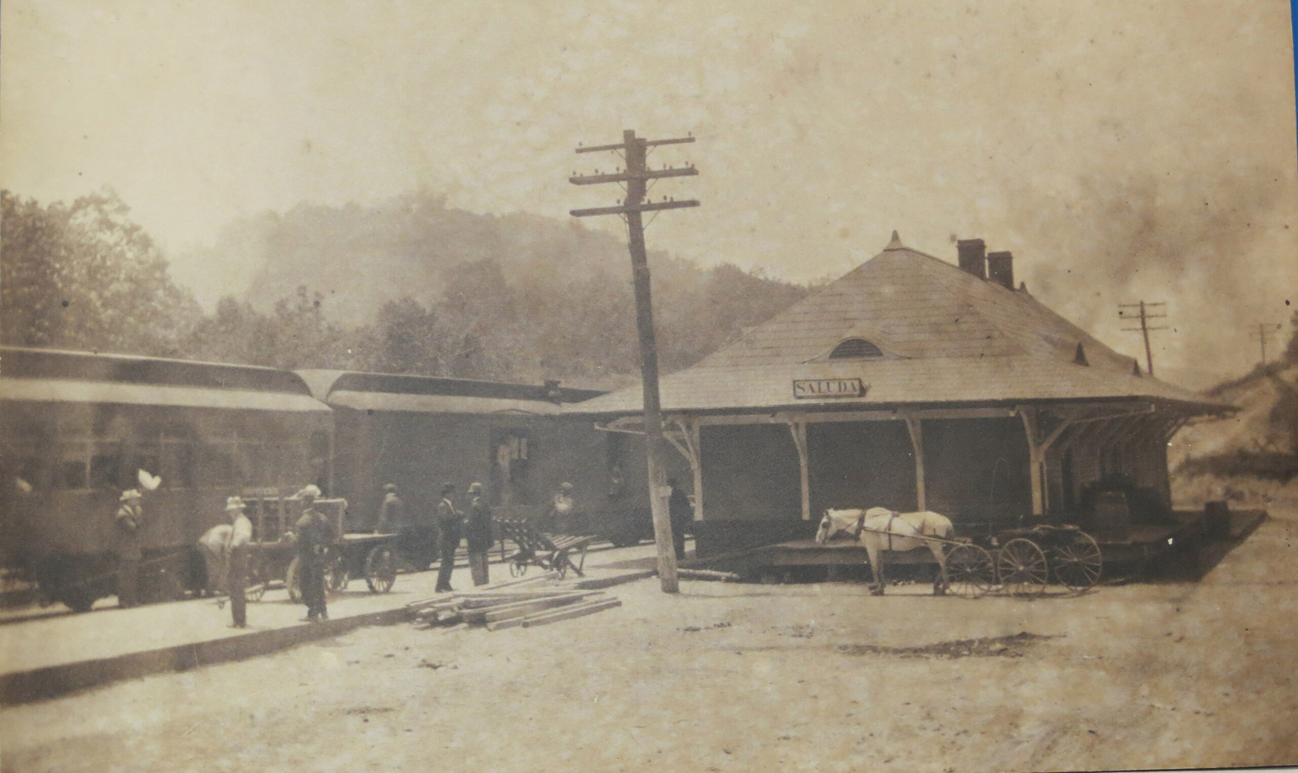 Historic photo of Saluda Depot