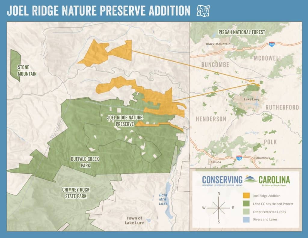 Joel Ridge and Buffalo Creek Park Map