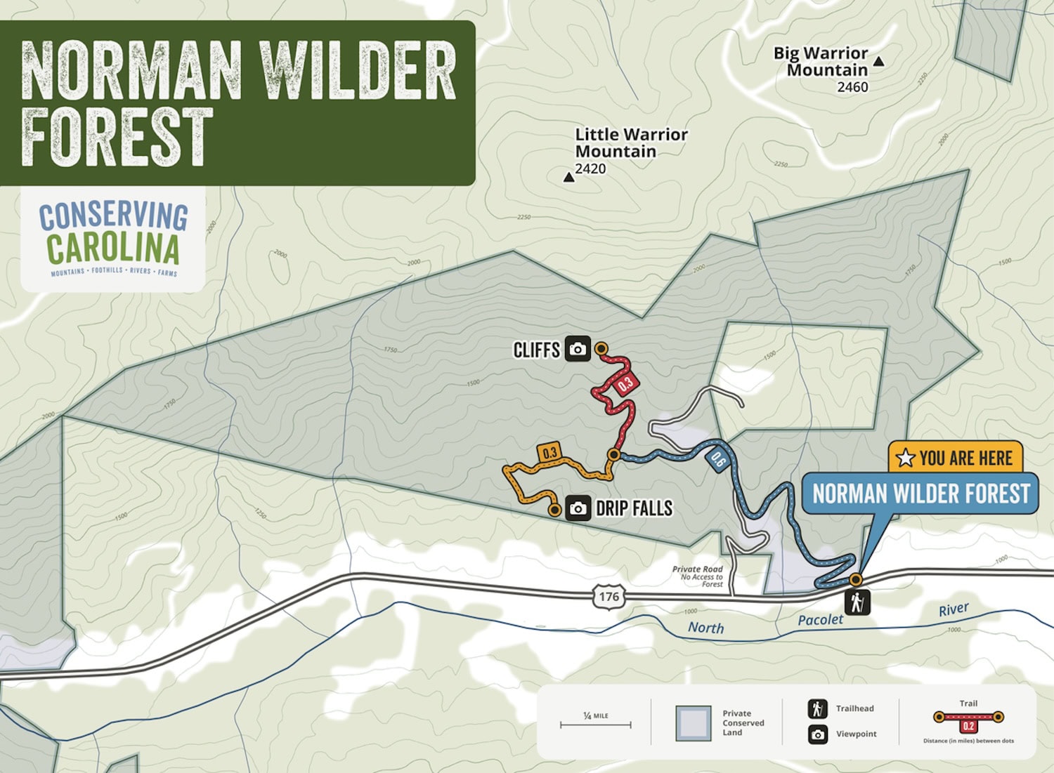 Norman Wilder Forest Map